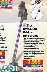 KİWİ KVC-4040 KABLOSUZ DİK SÜPÜRGE KİWİ KVC-4040 KABLOSUZ DİK SÜPÜRGE